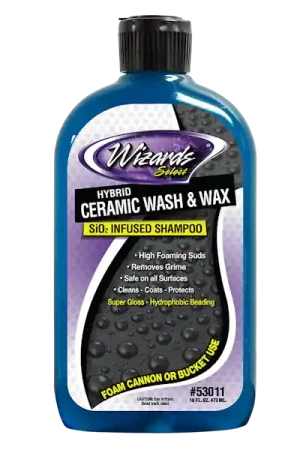 Limited Time Wizards Products 53011 Ceramic Wash & Wax 16 oz